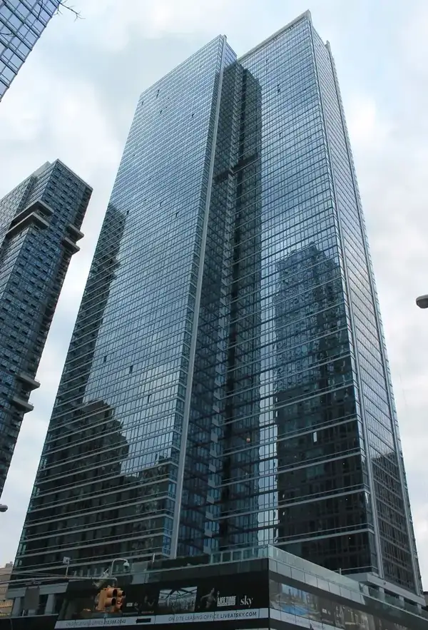 High-rise glass apartment and condo tower